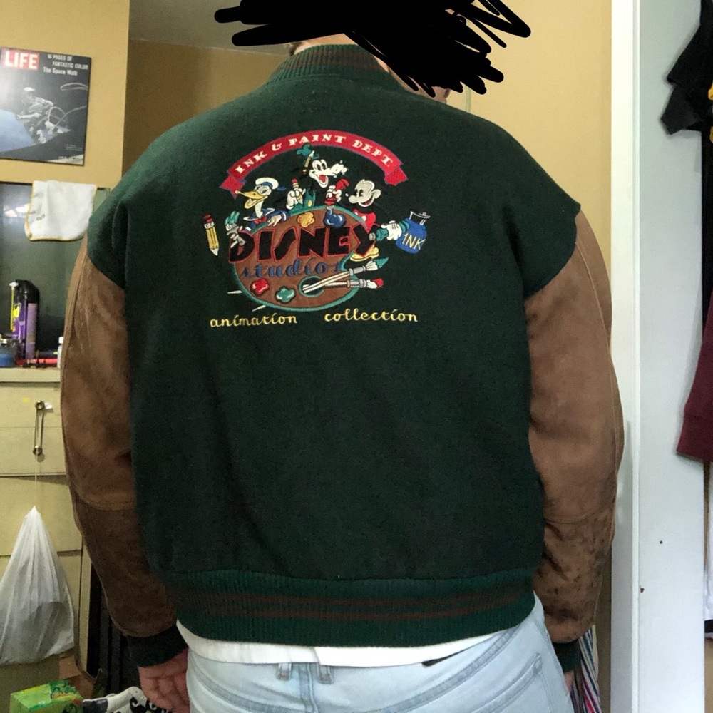 Vintage Mickey mouse varsity jacket